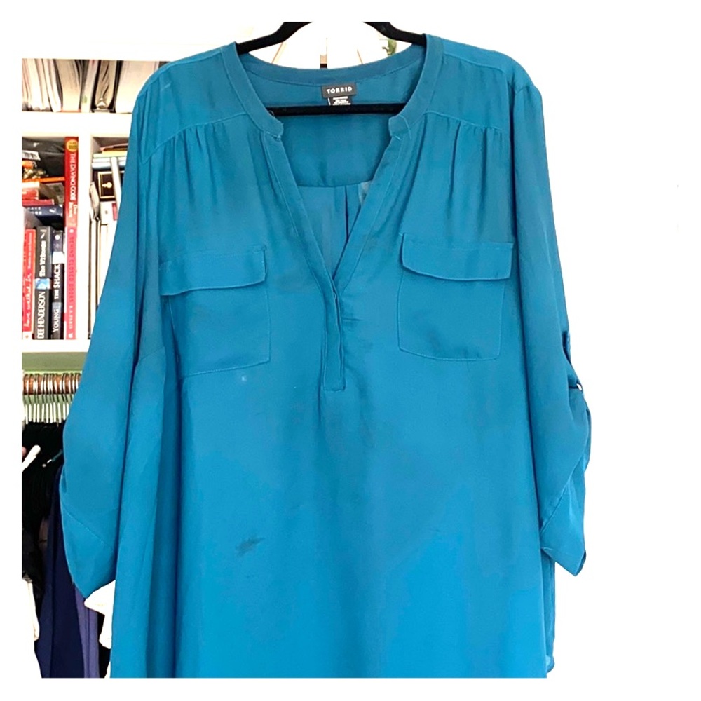 Torrid Blouses Both Red and Teal